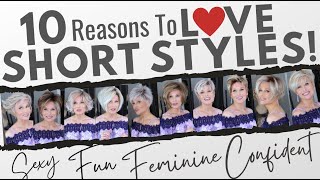 10 Reasons To Love Short Hair & Wig Styles | Why I Feel My Best In Short Wigs! Mega Wig Try On!