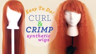 Drag Queen Wig Styling Tip: How To Curl Or Crimp Your Synthetic Wig