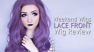 Weekend Wigs Purple Synthetic Lace Front Wig Review