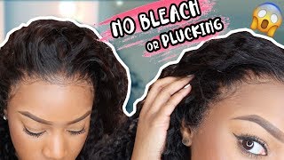 No Bleach/Plucking | How I Lay My Lace Front Wig...Girlll | Wigs With Ariel #Wigwednesday