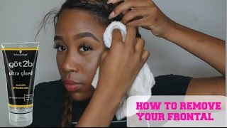 How To Remove Your Frontal Properly