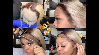 How To Slay Chocolate Roots & Light Sandy Blonde Hair Ft My Crowned Wigs | Sam Iam