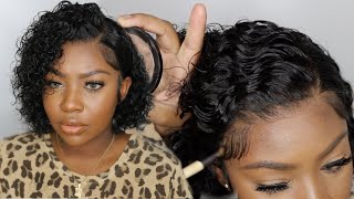 Bad Boss Vibe 8" Pixie Cut Curly Bob Lace Front Wig | Omgqueen