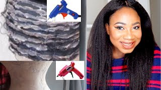 How To Quickly Remove Hot Glue From Your Wig Tracks | Reuse Your Wefts And Hair Extensions