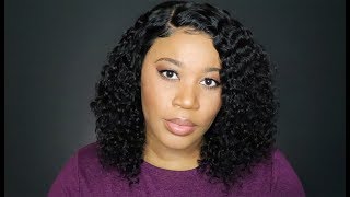 Beginner Friendly Wig From Amazon | Affordable Curly Bob Lace Front | Huber
