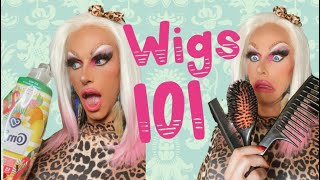 How To Wash A Synthetic Wig | Wigs 101 Part 1 | Wig Tutorial  |  Drag Queen Tutorial