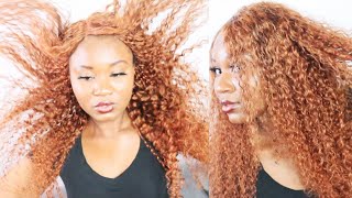 Beyonce Forgot Her Wig In Nigeria So I Took It | Ginger Curly Wig | Beauty Forever Hair