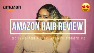 Amazon Hair Review: Bomb Af!!! Joedir Lace Front Wigs 30'' Long Wavy|| Artisha Sparkle