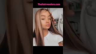 Straight Ash Brown Best Sew In Hair Full Hd Lace Wigs Hair With Closure | Thehairvendors.Com