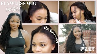 *New* Best Wig I Have Ever Worn | Flawless Lace  Wig Install  | Crystal Clear Lace | Atina Wigs