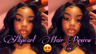 Hair Review || Alipearl: Straight 370 Human Hair Wigs Lace Frontal Pre Plucked Wig