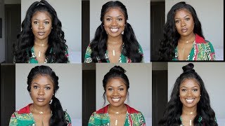 Cute And Easy Hairstyles On A 360 Frontal Wig | Chinalacewig