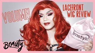The Volume! Imstyle Wigs Ariel Red Lace Front Wig Review | Seanlavoo Beauty