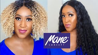 $30 Beginner Friendly Synthetic Hd Lace Front Wigs – Mane Concept Aliyah & Harmony
