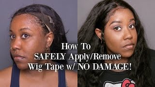 [Very Detailed] How To Safely Remove/Apply Lace Tape W/ No Damage To Edges! | Bold Hold Tape