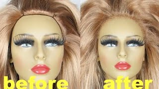 Diy Natural Hairline Like A Pro Lace Front Wig For Drag Queen Tutorial