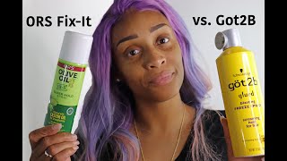 Ors Olive Oil Fix It Vs Got2B | Honest Review | Wig Glue Method