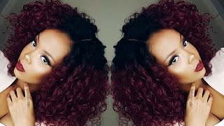 My Fave Curly Wig | Outre Synthetic Swiss X Lace Front Valentina + Beginnger Wig Tips | Tastepink