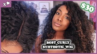 6" Lace Part!? Synthetic Lace Front Wig Review: Freetress Major Samsbeauty Wigs