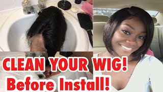 How To Properly Wash Your Lace Front Wig Before Install