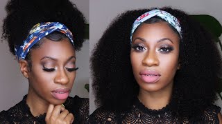 Over Lace Front Wigs? Tired Of Gel, Spray, & Blending? Easy Headband Wig Ft. Victorias Wig