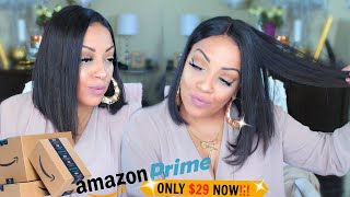 Amazon Got $29 Only Now Human Hair Brazilian Short Bob 6" Parting Lace Frontal ┃Persephone Wigs