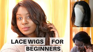 How To: Lace Front Wigs | Beginner & Lazy Girl Friendly | No Glue Or Tape