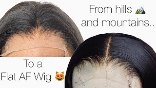 Get The Top Of Your Wig To Lay Flat | Easy Styling Tips You Need To Know In 2020