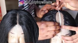 New Method/  Make A Natural Looking Wig With No Closure/ Very Detailed
