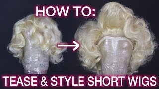 How To Tease & Style Big Marilyn Monroe Hair!