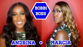 *New* 2 Bobbi Boss Truly Me Synthetic Lace Front Wigs - Andrina + Marcia