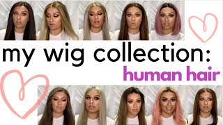 My Wig Wardrobe - Part 2: Human Hair Edition // Moramode, Nuola Wigs, Afrodiva, Trendco + More...