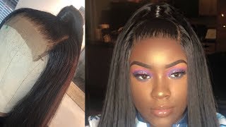 How To Put A 4X4 Lace Closure In A Ponytail With No Baby Hair