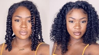 How To: Braided Crown Style On Full Lace Wig| Ft. Hergivenhair