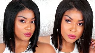 12 Inch Brazilian Straight Bob | Full Lace Wig | My Crowned Wigs Review