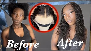 My First Client!! || How Did I Do? || Undetectable Lace Feat Wow African ￼Hair