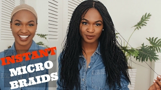 Million Braid Wig - Instant Micro Braids! #Saveyouredges