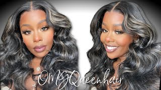 Bangs Done Easy! Bomb Glueless Wig! Perfect Light Highlights, Plush Volume  Omgqueenhair