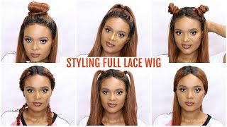 Styling Full Lace Frontal Human Hair Wig - Hair Tutorial Ft Divaswigs | Omabelletv