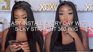 Mslynn Install Straight 360 Lace Wig |Cheap Human Hair Wigs For Black Women |Mslynn Hair