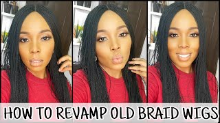 How To Wash Braided Wigs | How To Make Your Braids Wig Look New  - **Updated**