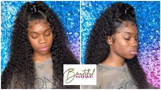 Watch Me Slayup/Down Curly Lace Wig Install|Unicehair✨