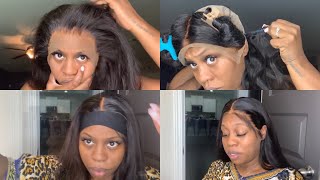 Diy Quick Weave Frontal Install On Myself | Cynosure Hair
