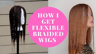 How To Dip And Seal The Ends Of Braided Wigs With Hot Water/How To Get Light/Flexible Braids Wigs