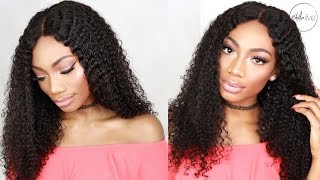 Glueless/ Tapeless/ Realistic Full Lace Wig Review | Myfirstwig • Easy To Maintain Curly Hair!