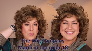The Wig Company Mardi In The Color 18 | Full, Curly, Basic Cap Wig That Reminds Me Of 80S Hair!!!