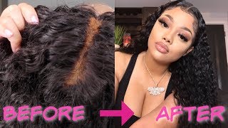 How To Install Full Lace /Frontal For Beginners |How To Fix Over Bleached Knotts | Youth Beauty Hair