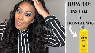 How To: Install A Lace  Wig | Got2B Freeze Spray| Poshlife Hair
