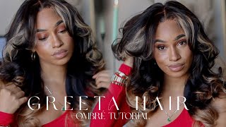 Ash Blonde Ombre Wig Tutorial For Beginners | Geeta Hair Closure Wig Review