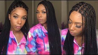 Dope Hand Braided Wig | Fabulosity Hair Knotless Braided Full Lace Wig | Show & Tell
